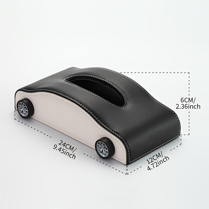1pcs Car Tissue Box Creative In-Car Paper Towel Holder Auto Decorative Tissue Storage Box Stylish Car Interior Organizer