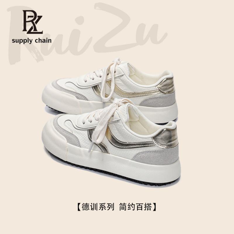 6 thick baseplate shoes women's autumn new casual versatile comfortable low top lightweight soft sole campus