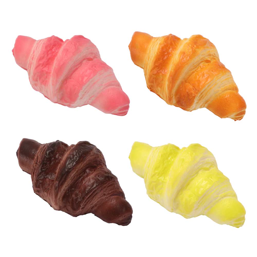 Simulation Artificial Bread Fake Slow Rising Soft Rebound Toys Croissant Squishy Toy Kids Adults