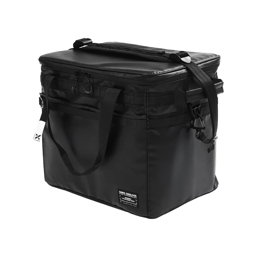 CAMVIL Cooler Box 33L Large Capacity Foldable Container PE Insulation Cooler Box for Both Cooling and Warming Lightweight Waterproof Outdoor Camping