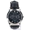 KARL LEIMON Black Dial Classic Pioneer Moon Phase Quartz Watches Black / SilverUsed