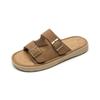Round-toed Thick-soled Slippers One-strap Shoes Open-toe Sandals Summer