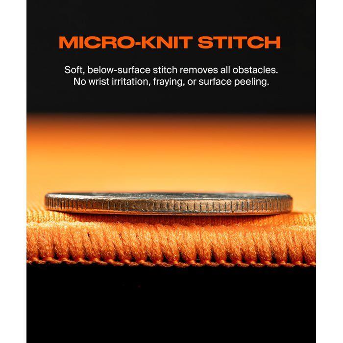 Fnatic tapis de souris de jeu max dash l pro, surface rapide en tissu texturé orange, revêtement résistant à l'eau, base en mousse