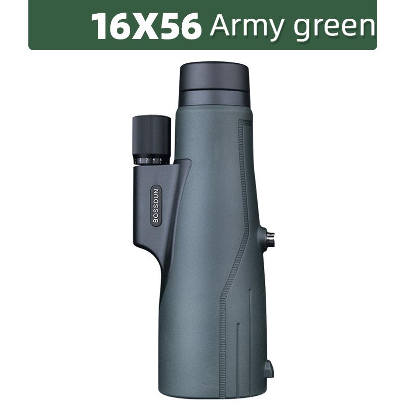 Telescopio Monoculare 16x56ed, Alto Ingrandimento Visione Notturna in Condizioni di Scarsa Illuminazione, Impermeabile Portatile Fotocamera Telescopio di Osservazione