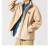 Men's Autumn/Winter Japanese Lamb Wool Fleece Jacket - Stand Collar, Casual Outerwear for Couples