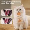 3Pcs Natural Cat Chew Sticks Fish Bone Shape Toy Silver Vine And Catnip Toy Cat Tooth Care Tool for Dental Health Teeth Cleaning