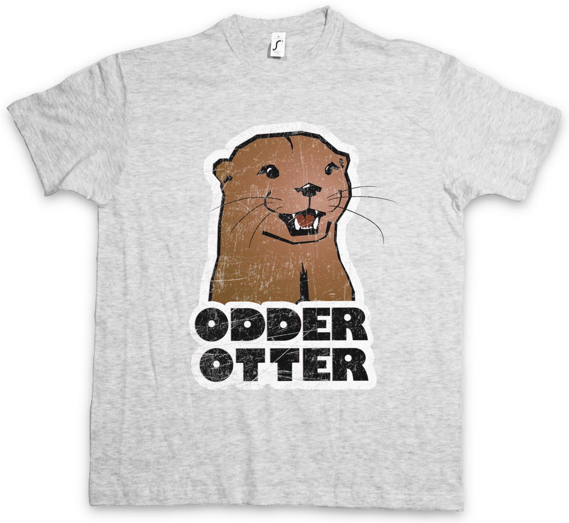 ODDER OTTER T-SHIRT Animal Protection Wildlife Fishing Fisher River XL