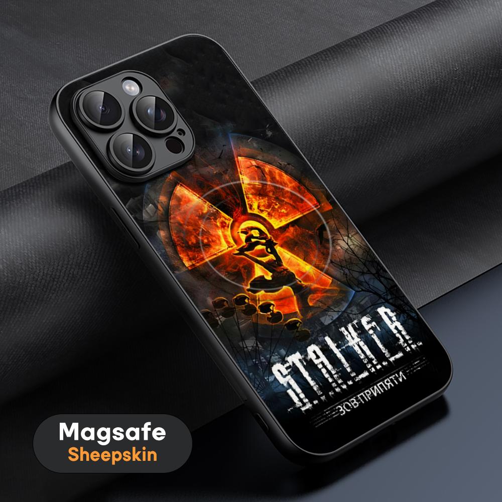 

Cool S-Stalker 2 Hot Game Phone Case For iPhone 17 16 15 14 13 12 11 Plus Pro Max High-end Luxury Magsafe Sheepskin iPhone 16 Pro
