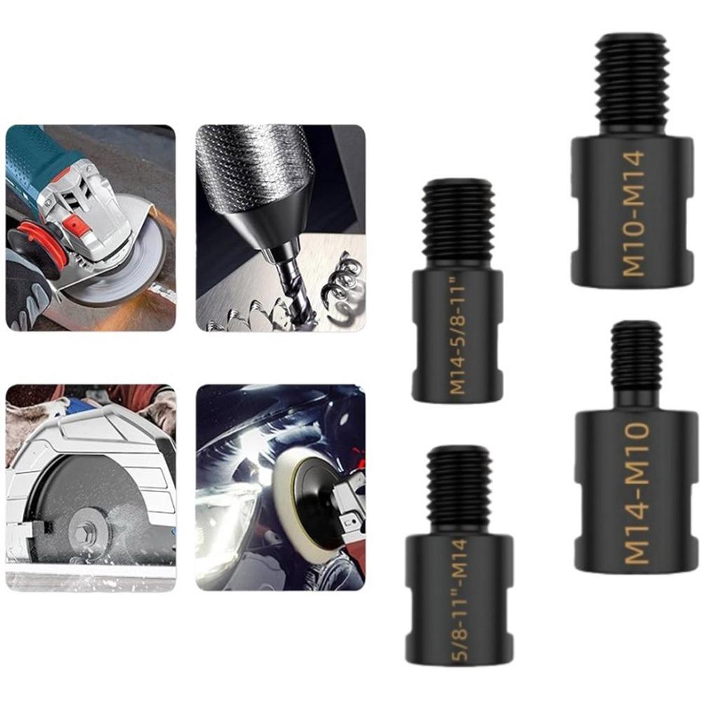 M10 To M14 Drill Bit Conversion Rod M10 M14 5/8-11inch Threaded Converter Joint M14 Adapter Angle Grinders Accessories
