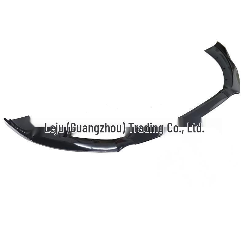 Glänzendes Schwarzes Dreiteiliges Frontlippen-Karosserie-Kit für 2015-2017 Ford Mustang