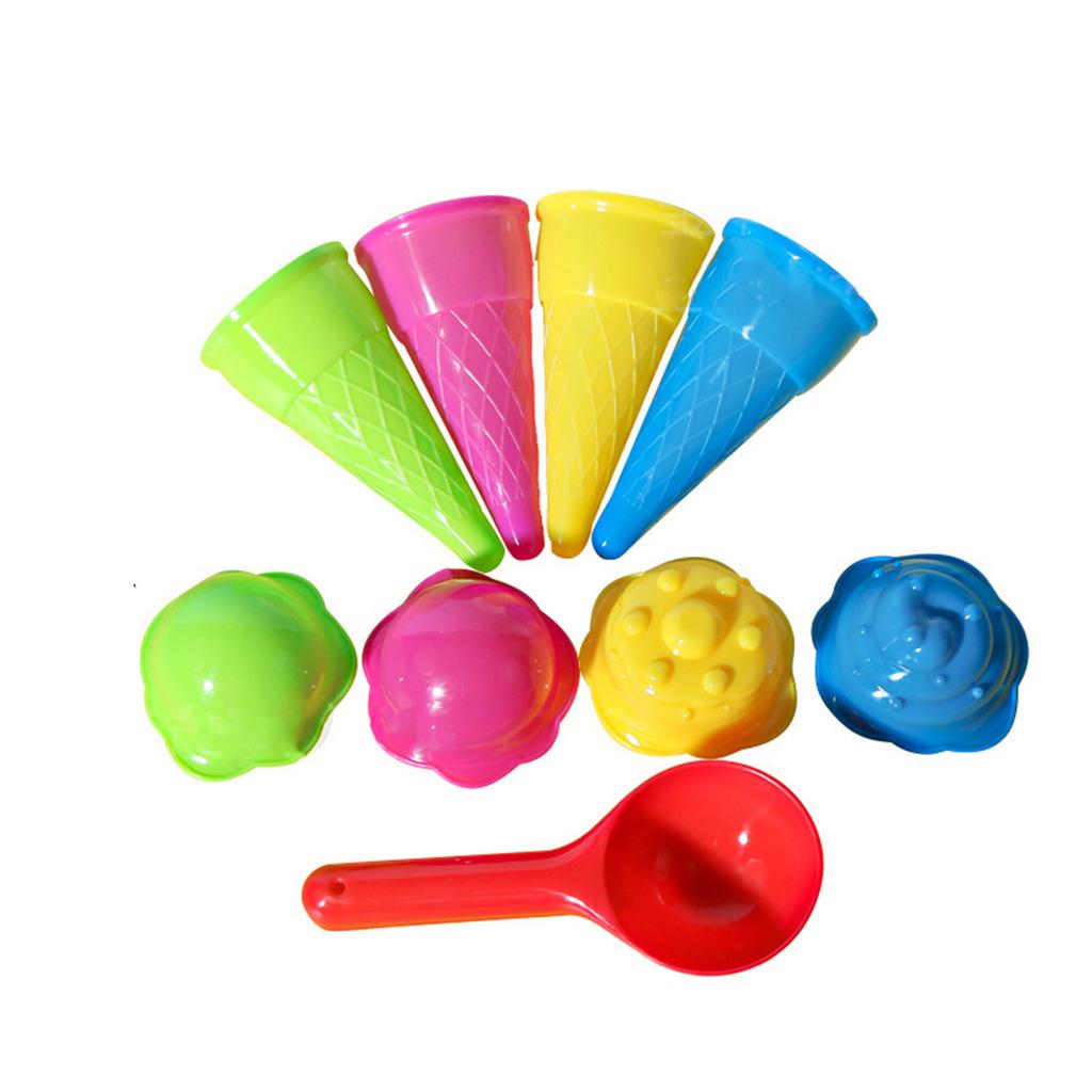 Children Beach Toy Ice Cream Mold for Kids Ice Cream Maker for Gardening Snow Backyard Kids Beach Gadgets Sand Tool
