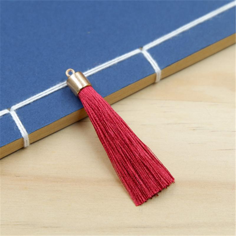 6Cm Small Metal Weight Cap Tassel Suizi Simple Bookmark Fan Decorative Suizi Handmade Tassel