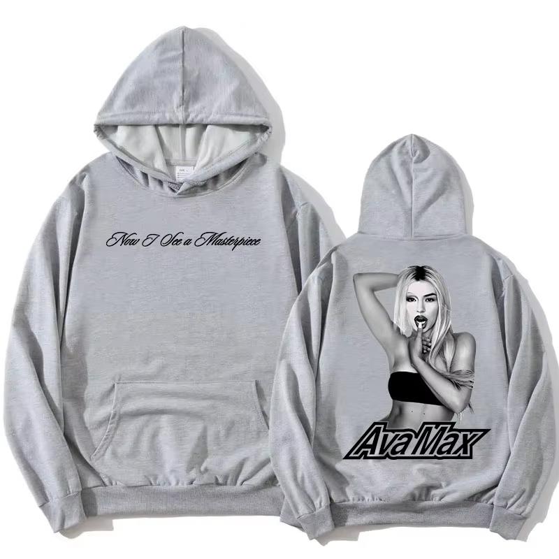 Ava Max Don't Click Play Album Men's long-sleeved hoodie graphic casual sportswear a masterpiece of hoodies