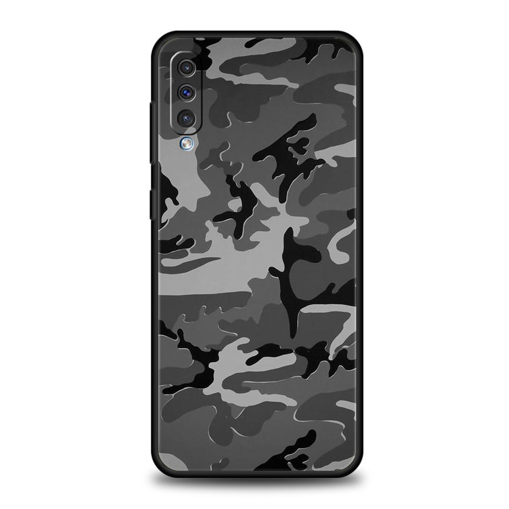 Custodia per Telefono Camouflage Stella dell'Esercito Per Samsung A56 A36 A26 A24 A12 A14 A16 A50 A70 A20E A22 A40 A34 A54 A42 A52 5G A04s A06 Cover