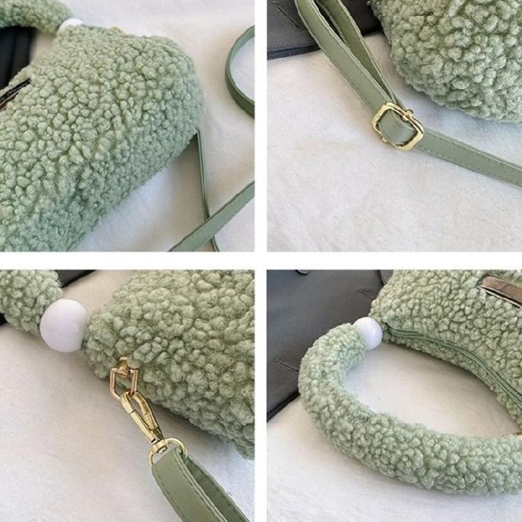 Plush Handbag Soft Warm Shoulder Bag Everyday Companion for Fashion Enthusiasts
