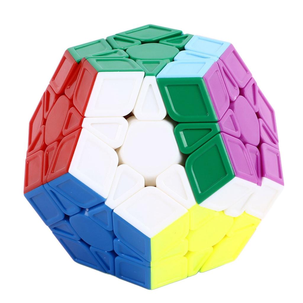 Megaminx Puzzle 3x3 Vivid Color Challenging Pentagonal Speed Puzzle Toy for Children Kids