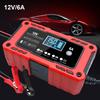 Portable Battery Maintenance SUV 12V 6A Car Motorcycle Battery Charging Intelligent Pulse Repair Lead-Acid Smart Battery Charger