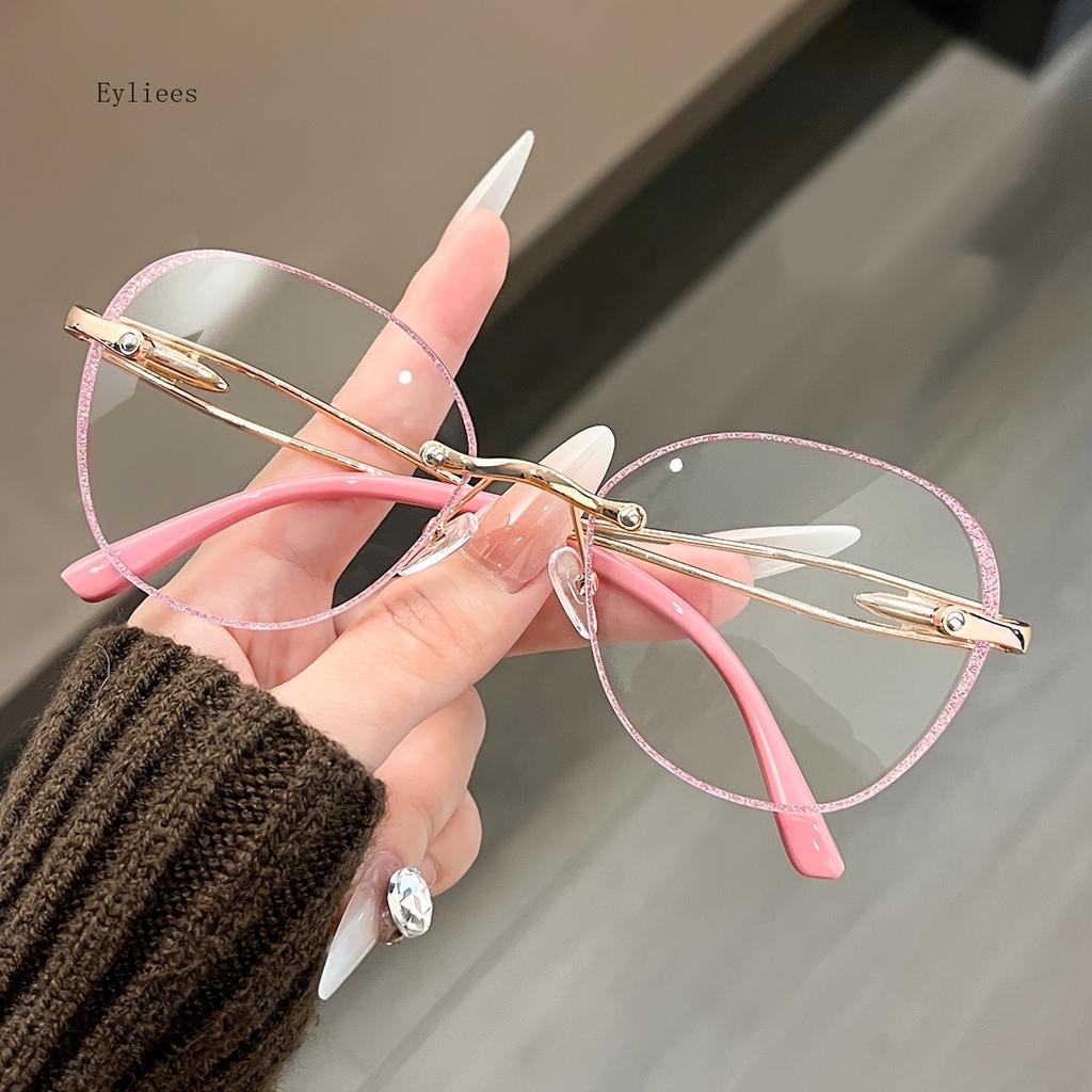 Reading Glasses Anti Blue Light Presbyopia Eyewear High-Definition For Men And Women Trendy Fashionable Transparent Frame