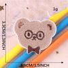 Self-Adhesive Cartoon Bear Embroidery Patch for DIY Scrapbook
