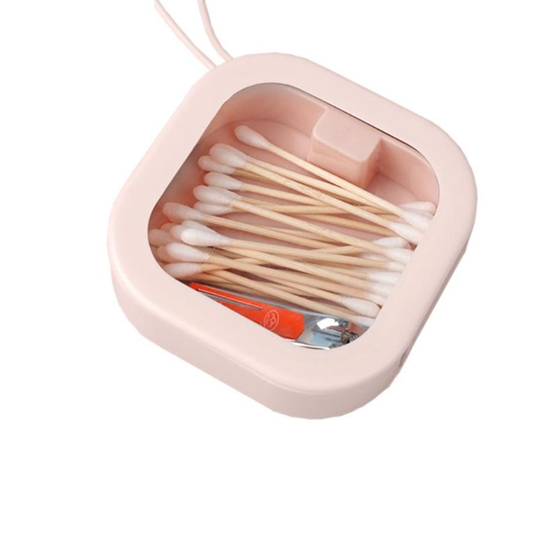 

Hair Tie Portable Travel Qtip Holder Hair Accessories Storage Box Hair