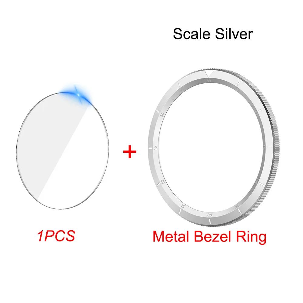 Metal Bezel Ring For Xiaomi Watch S4/S3 Replacement Watch Case Cover For Xiaomi Watch S3 S4 eSIM+Tempered Glass Protective Film