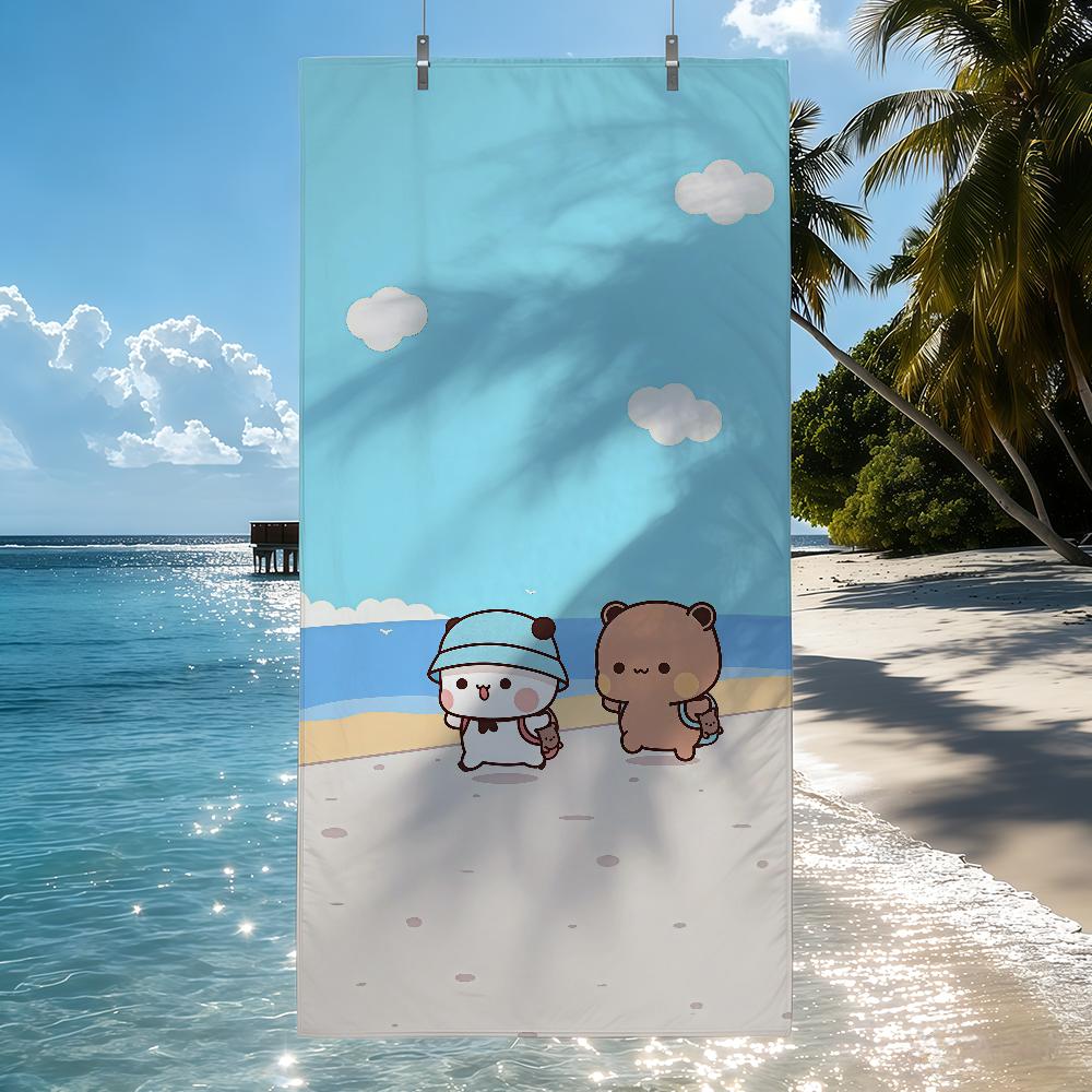 Cartoon Bubu Dudu Cute Towel Quick Drying Beach Towels Are Suitable For Swimming Pools Camping Yoga And The Gym