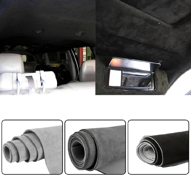 Headliners Roof Fabric Without Adhesive Featuring Sponge For Family Car Quiet Cabin And Protection