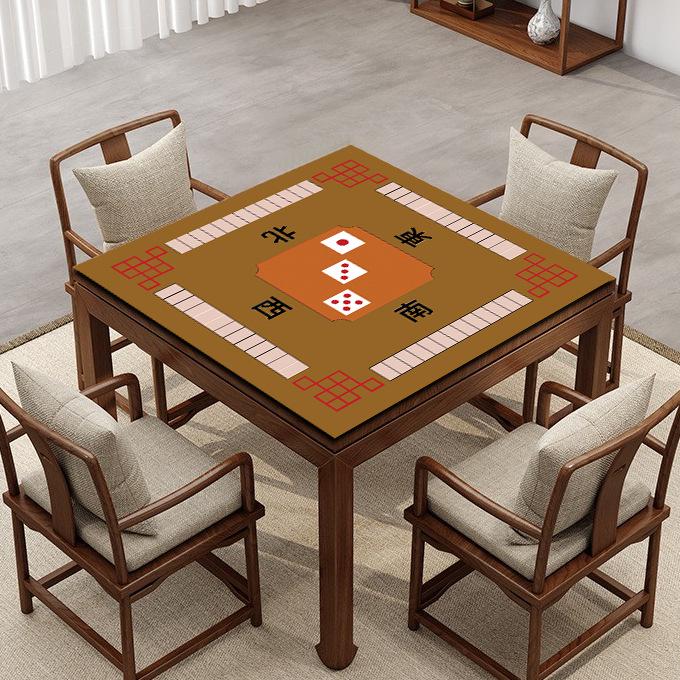 

Утолщенный звукоизоляционный коврик для маджонга - Скатерть для дома и шахматной комнаты 79x79 cm коричневый