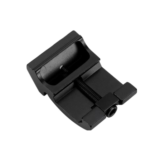 Haoguizheng Ultra Low Profile Offset Picatinny 45 20mm Rail Mount (Black)