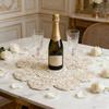 Decorative Floral Laces Coasters And Placemat Set Elegant Table Decoration Mats For Elegant Dining Experience