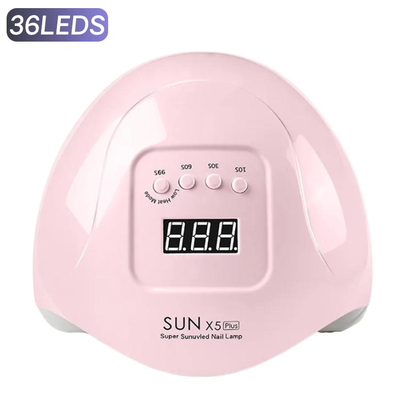 

Профессиональная УФ-лампа для сушки ногтей 57 светодиодов для сушки гель-лака с автоматическим датчиком, 4 таймера, маникюрное УФ-оборудование US Plug