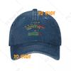 Retro VU Meter Vintage Baseball Caps Distressed Denim Washed HiFi Music Sun Cap Men Women Outdoor Golf Adjustable Fit Hats Cap