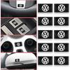 B5 VW Dla Volkswagena 10 szt. Nowe 3D Epoksydowe Naklejki Samochodowe Małe Naklejki z Klejem Krkowym Dla Volkswagena Golf Passat B6 Magotan Touran Arteon