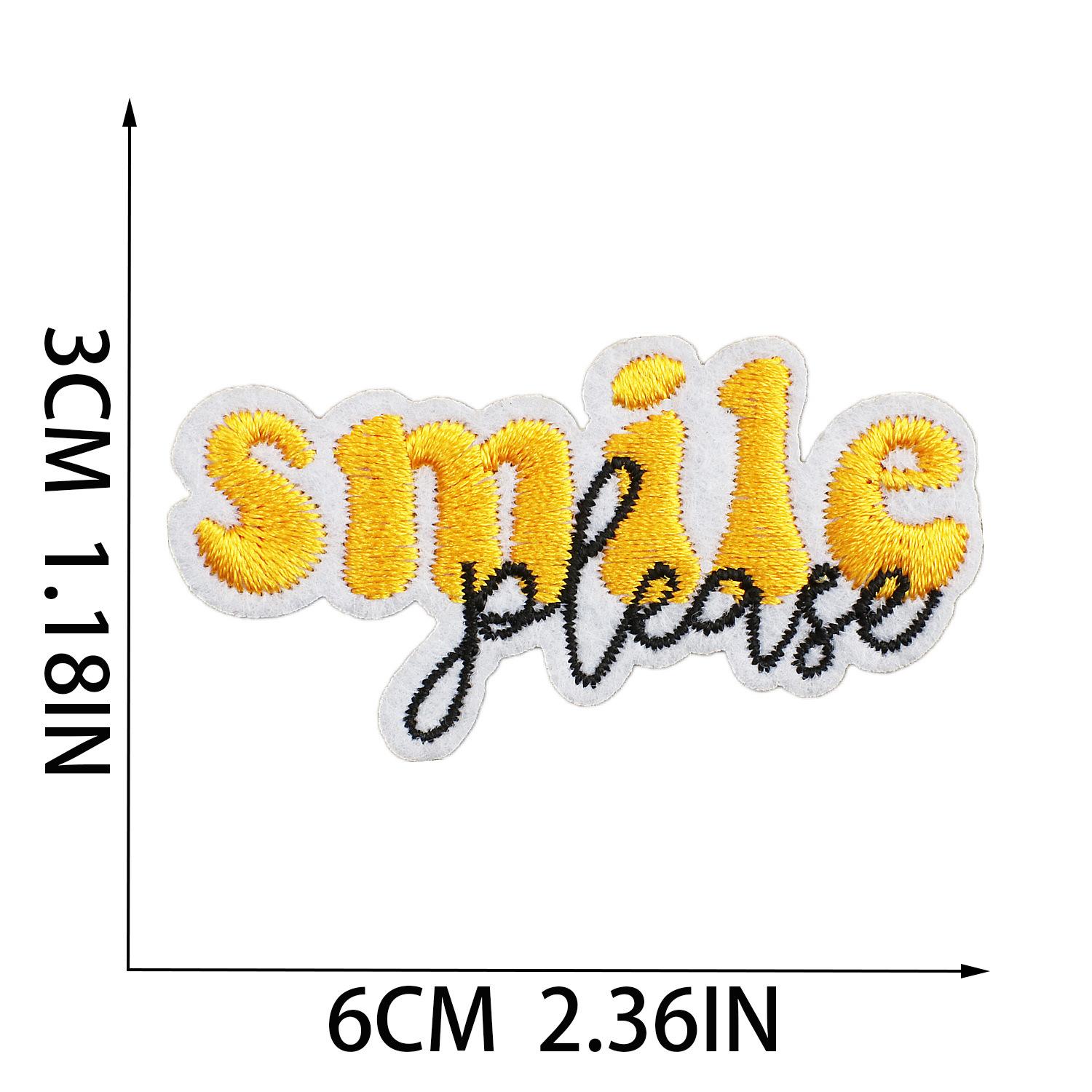 Желтая вышивка Картофель фри Тканевая наклейка Мультяшная Наклейка-патч Сапоги-дождевики Модная декоративная вышивка Наклейка Пчелка Значок Мальчик Вышивка no. 18_3 pieces