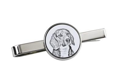 Beagle - Krawattenklammer mit Hund, personalisierte Krawattenklammer, ein einzigartiges Geschenk für einen Mann von der Marke