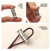 Metal Double-Hole Spring Buckle Pig Nose Buckle Trouser Foot Closure Elastic Buckle Down Jacket Sweater Rope Buckle
