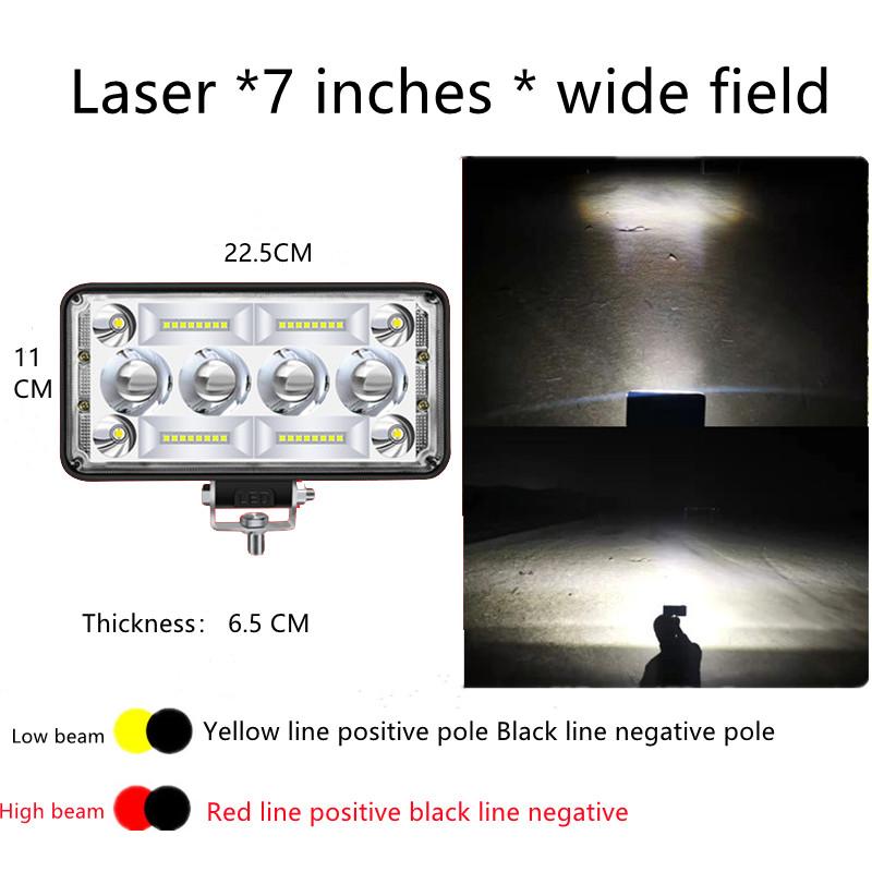 1X LED spotlight 12-80V strong light super bright spotlight reversing light waterproof Fog light car truck general headlight