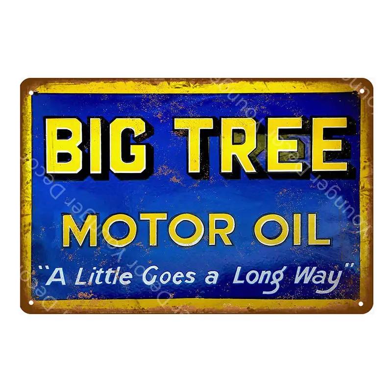 Motor Oil Mobiloil Metal Signs Gasoline Wall Plate Metal Vintage Garage Decor Bar Pub Man Cave Decorative Metal Plaque YA015