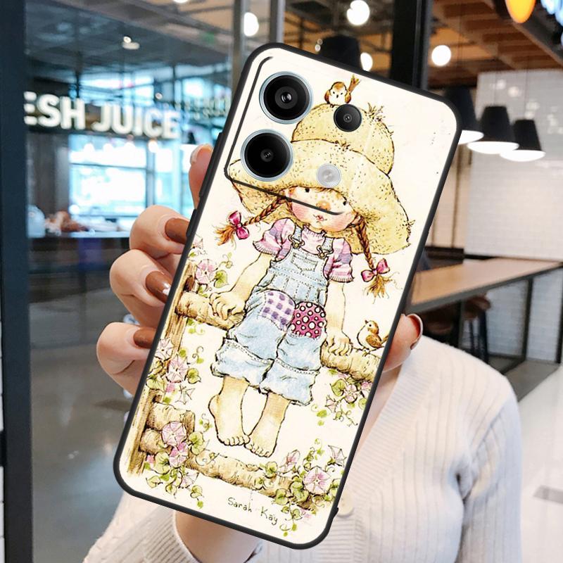 Sarah Kay pattern Case For Xiaomi Redmi Note 14 Pro 10 11 12 13 15 Pro Plus Redmi 15 10C 12C 13C 14C 15C Cover