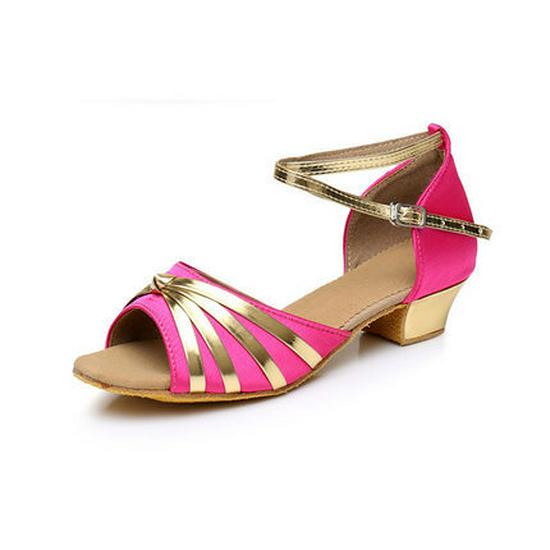 Banqiao Di Girls' Latin Dance Shoes - Spring/Summer Five Strap Practice and Competition Shoes