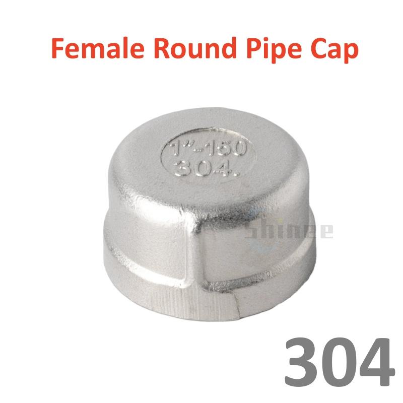 1/5/10pcs 1/8" 1/4" 3/8" 1/2" 3/4" 1" G1.2 BSP Male Countersunk Flange Hex Square End Plug Cap 304 Stainless Steel Pipe Fitting