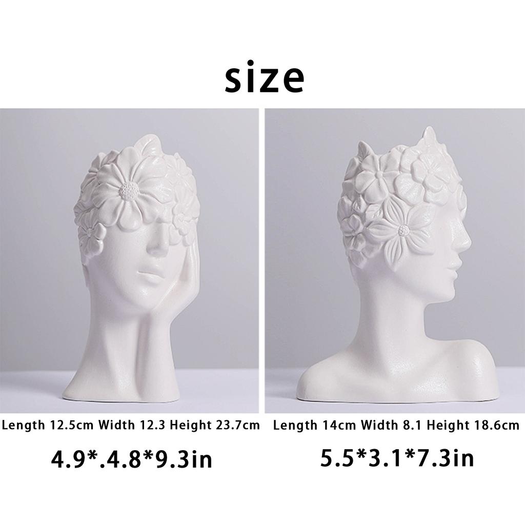 Vase Weiße Keramikvasen für Zuhause Wohnzimmer Gästehaus Dekoration