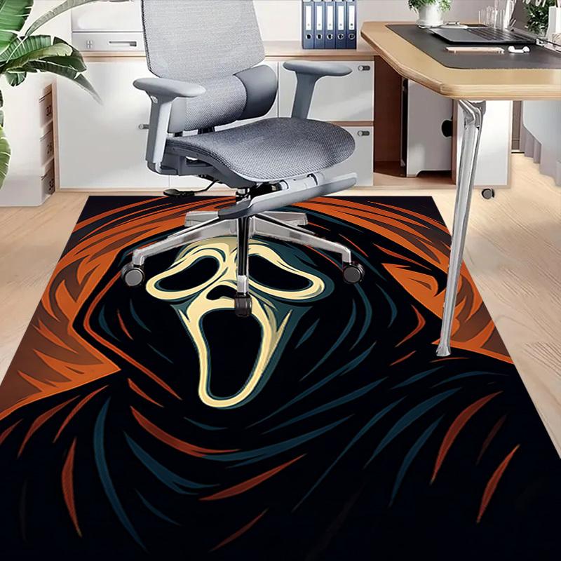 1PC Scream mask Extra Large Non Slip Floor carpet, Office, family, bedroom, Studio Large Area Rug Indoor Rugs