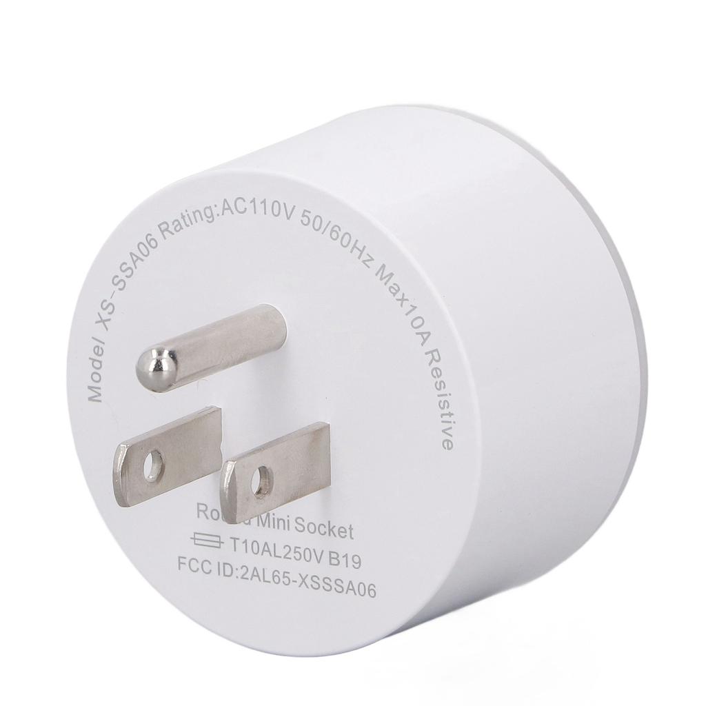 LED Smart Socket PC Shell Timing Remote Control 1100W 10A WiFi Switch Socket for Home US Plug 110V