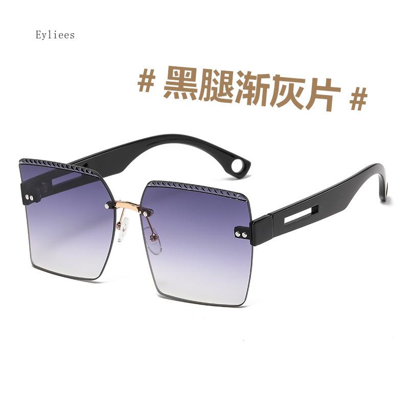Luxury Rim-Free Women Sunglasses Glamour Female Spectacles Stylish Trend Y2K Fashion Eye Spectacles UV 400 Protection Shades Gafas De Sol Hombre