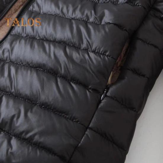 Dámské Zimní kabát S kapucí Silný plyš vycpaný Slim Fit větruodolný na zip Dlouhé rukávy Elastická manžeta Venkovní bunda Denní nošení Tepelné oblečení