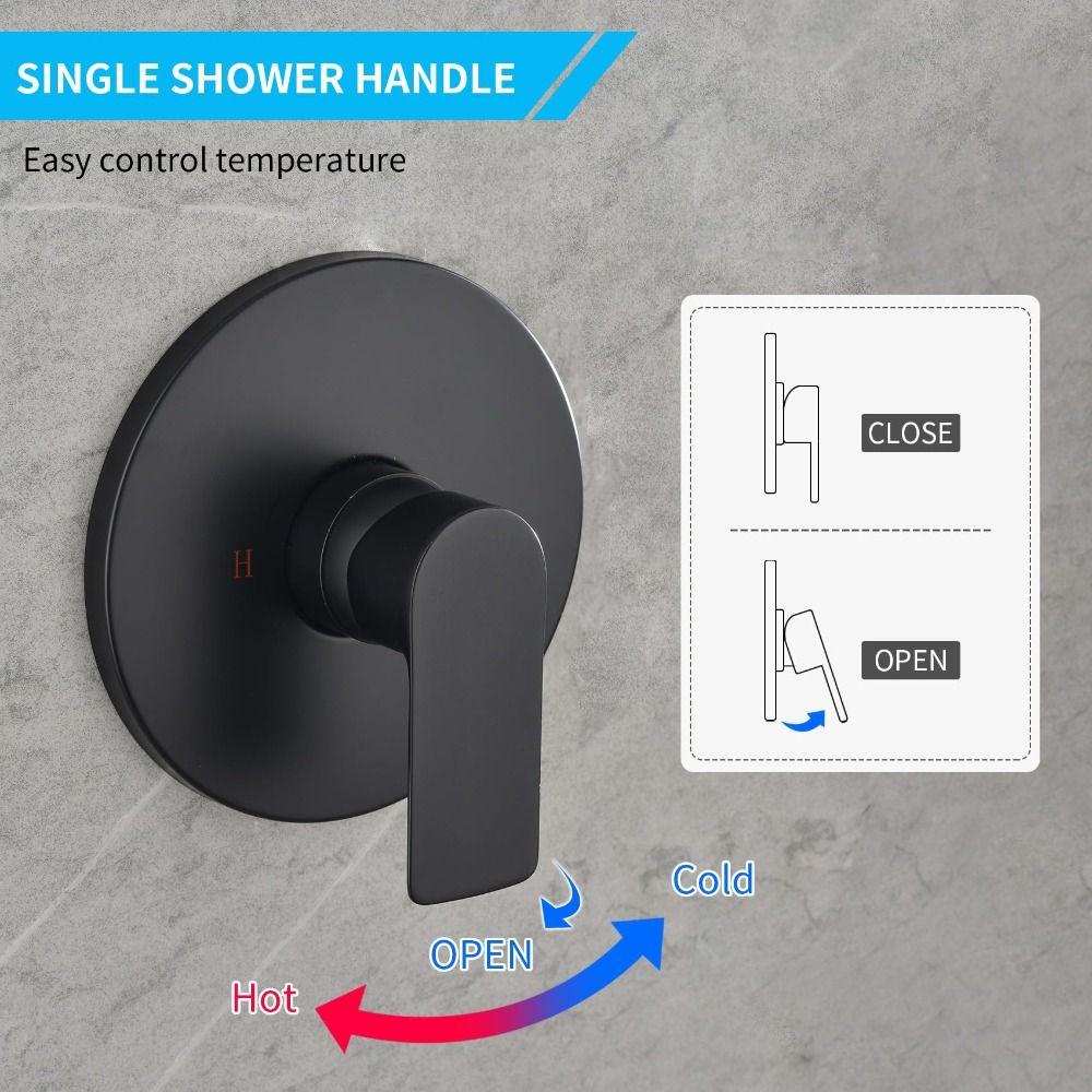 Brass Construction Bath Mixer Aluminum Zinc Zinc Alloy Shower Valve Control Valve  Bathroom Installation