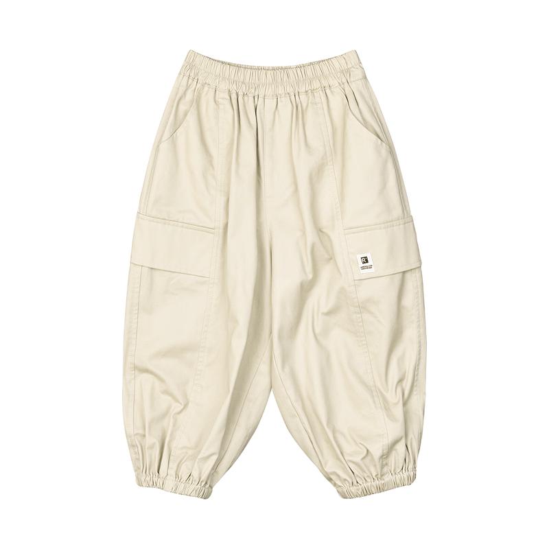 LUSON Boys' Casual Cotton Cargo Pants