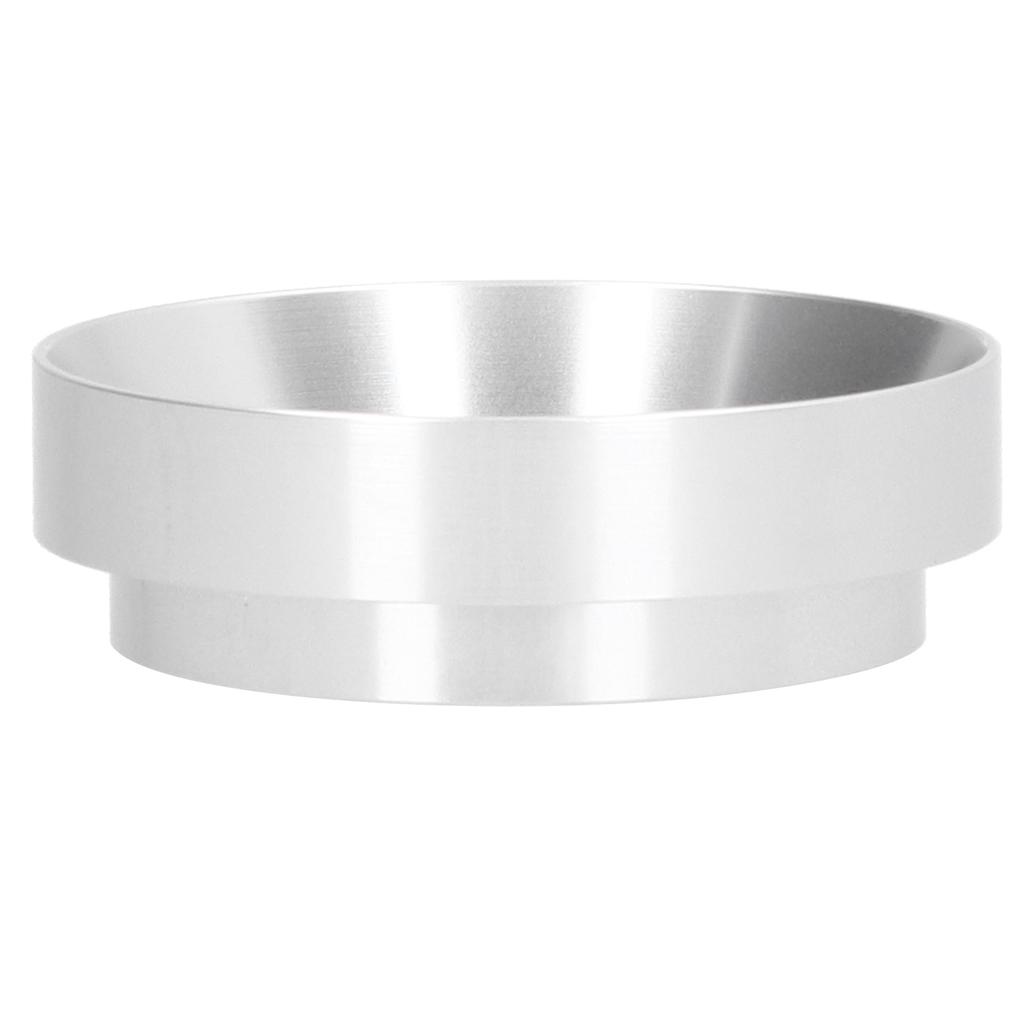 Kaffee Dosierring Ersatz mit Magnetischem Anti-Flugpulverdeckel Dosiertrichter Kaffeemaschinenteile(Silber 58MM )