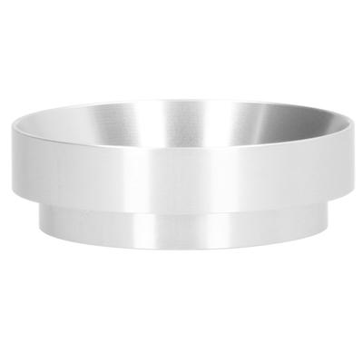 Náhradní dávkovací kroužek na kávu s magnetickým krytem proti rozletu prášku, dávkovací trychtýř, díly kávovaru(Stříbrná 58MM )